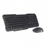 KIT WIRELESS TECLADO E MOUSE K-W10BK C3 TECH - SEM FIO