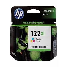 Cartucho HP 122XL COLORIDO (CH564HB) - 6ml