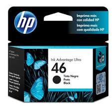 CARTUCHO ORIGINAL HP CZ637AL 46 PRETO -26 ml