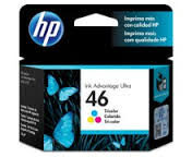 CARTUCHO ORIGINAL HP CZ638AL 46 COLORIDO -16 ml