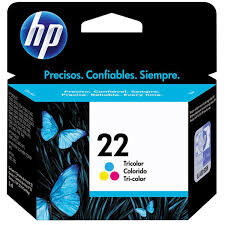 CARTUCHO ORIGINAL HP 22A (9352AL) COLORIDO. 6ML