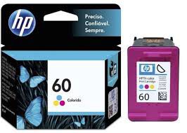 CARTUCHO ORIGINAL HP 60 (COLORIDO) - CC643WB - 6.5ML