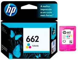 CARTUCHO ORIGINAL HP 662 (COLORIDO) - CZ104AB - 2ml