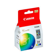 CARTUCHO ORIGINAL CANON CL 31 COLORIDO 9 ML