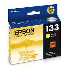 CARTUCHO ORIGINAL EPSON T133 420 AMARELO