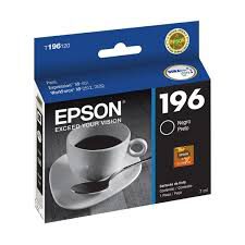 Cartucho Original EPSON T196120(196)  - Preto - XP - 401 / WF - 2512 / 2532 - 5ml