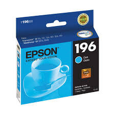 Cartucho Original EPSON T196220(196)  - Cyan- XP - 401 / WF - 2512 / 2532 - 4ml