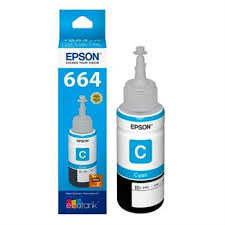 REFIL DE TINTA ORIGINAL EPSON L200 T664220-AL 70ML CIAN