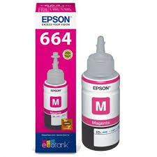 REFIL DE TINTA ORIGINAL EPSON L200 T664320-AL 70ML MAGENTA