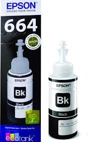 REFIL DE TINTA ORIGINAL EPSON L200 T664120-AL 70ML PRETO