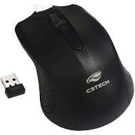 MOUSE OPTICO WIRELESS PRETO M-W20BK C3 TECH